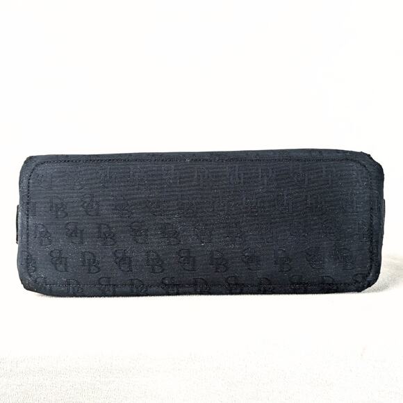 Pre-loved Dooney & Bourke Monogram Canvas Satchel with Tassel - Picture 4 of 8